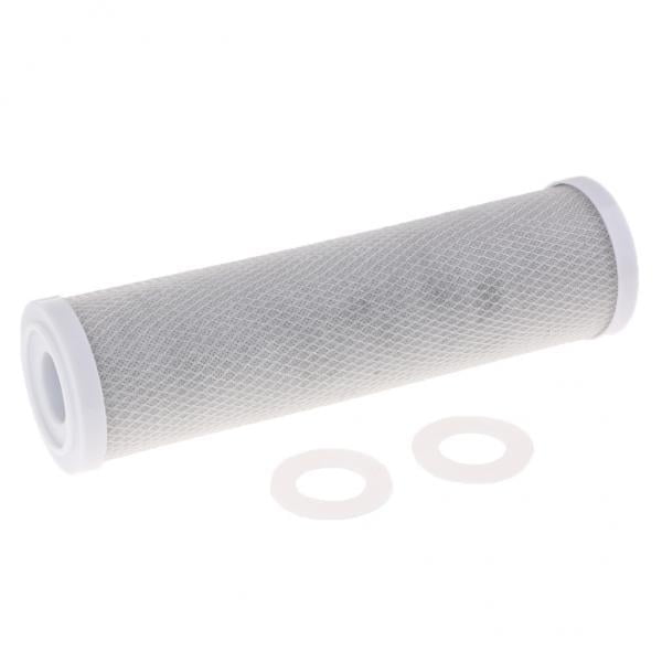 2x 10 '' CTO de de Agua de Carbón Granur para Purificador de de Agua Potable de ósmosis Inversa perfecl Filtro de agua de carbón activado