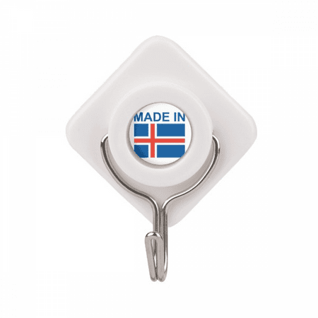 

Iceland Country Love Adhesive Wall Hooks Hanging Self Sticky