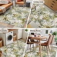 thumbnail image 5 of Rectangle Area Rugs 3 x 5 Ft, Tropical Leaf Non-Slip Residential Carpet, Palm Leaves Plants Vintage Spring Green Indoor Crawling Mats Runner Rugs for Living Room/Dining Room/Bedroom, 5 of 8