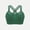 Green, variant on High Impact Sport Bra for Women Wireless Mesh Underwear Sexy Criss-Cross Back Stretchy Athletic Outfies