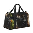 thumbnail image 2 of Easygdp Realistic Style Cute Cat Bolsa de Gimnasio, Bolsa de Viaje Duffel, Bolsa de Fin de Semana con Compartimentos, Bolsa de Mano para Noche, 2 of 7