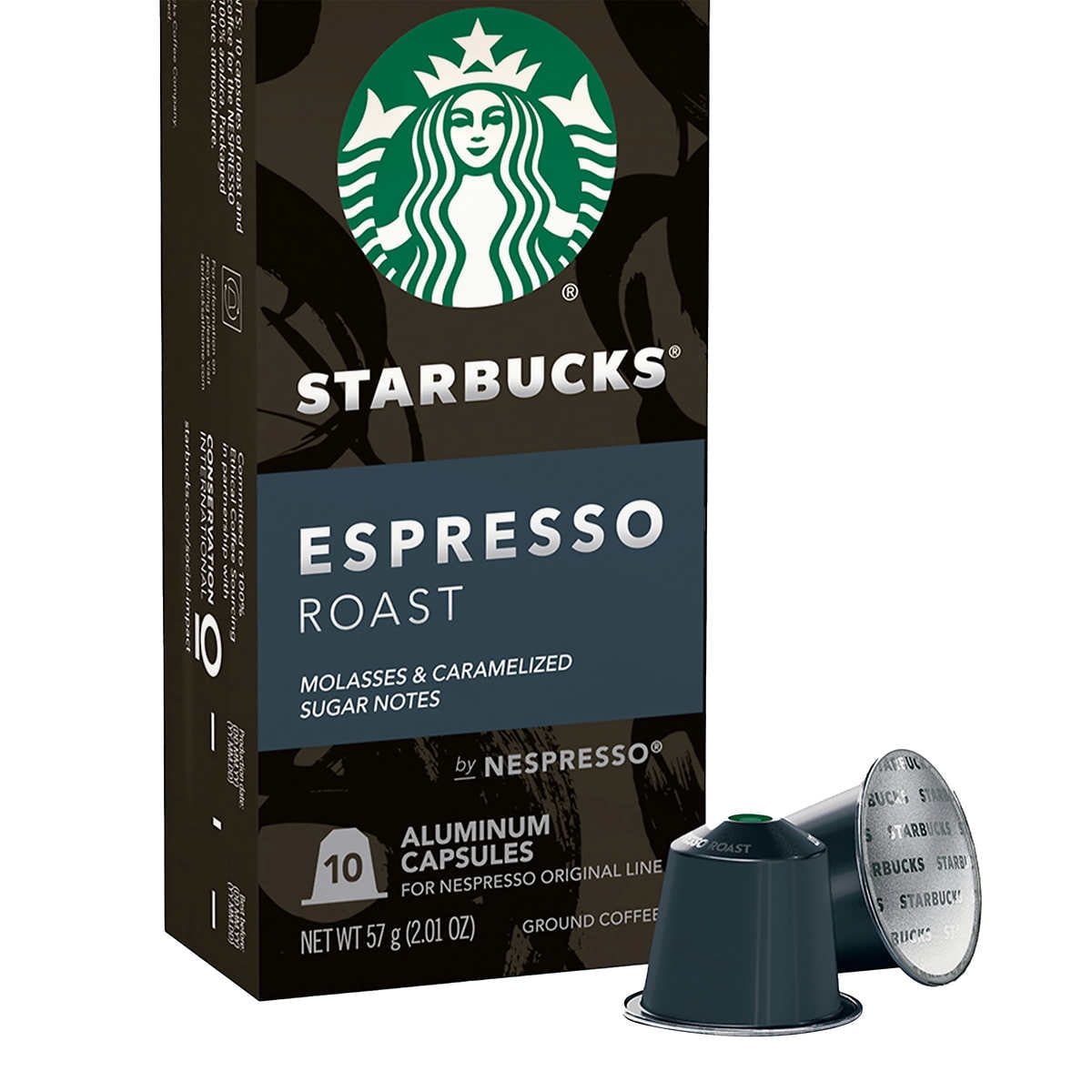 Starbucks by Nespresso Espresso Roast Capsules, 60-Count - Walmart.com