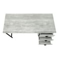 thumbnail image 6 of Monarch Specialties Computer Desk - 55"L, Grey Reclaimed Wood, Black Metal, 6 of 10