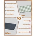 thumbnail image 3 of Stair Treads for Wooden Steps, Sage Green Checkered Peel and Stick Stair Treads with Reusable Adhesive, Farmhouse Buffalo Plaid Non Slip Indoor Stairs Runner Rugs Mats for Elders Dogs 8"x30" 4PCS, 3 of 7