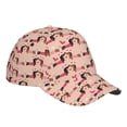 thumbnail image 3 of Daiia Dachshund Couple print Baseball Cap Men Women Golf Dad Hat Adjustable Original Classic Low Profile Hat Unconstructed Plain Cap, 3 of 9
