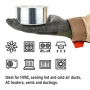 Canopus Aluminum Foil HVAC Tape, Heat Resistant Insulation Tape, Metallic Silver, 2 Inch x 50 Yards, 3.6 Mil