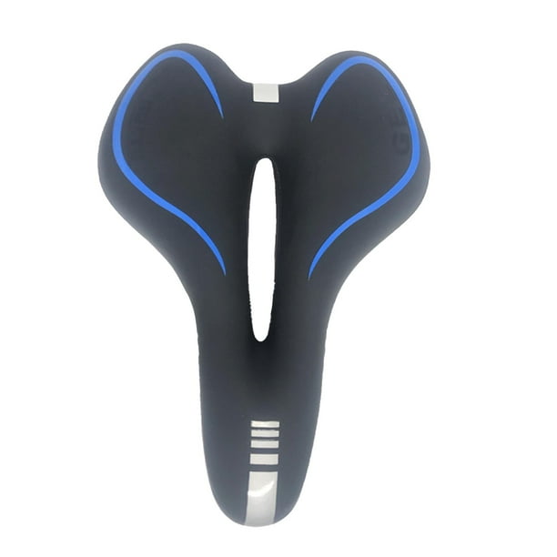 Sillín de bicicleta, cojín para asiento de bicicleta, sillín de bicicleta para bicicleta de carretera, bicicleta de montaña, equipo de equitación, Azul