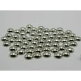 thumbnail image 5 of U8MO 200 Silver Tone Acrylic Round Dome Studs 8mm No Hole Cell Phone Deco Bow Center, 5 of 6