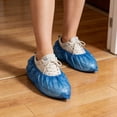 thumbnail image 7 of Disposable Shoe Covers Non Protective Booties for Indoor and Outdoor Use Lightweight Barrier Footwear Enclosure for Dirt and Control 100PCS, 7 of 7