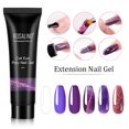 thumbnail image 3 of Poly Nail Gel Kit Purple Glitter Extension Nail for Beginner, 3 of 9