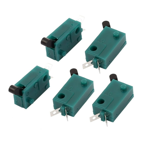 5 Pcs DC 50V 1A SPST Momentary Micro Miniature Switch Green for Camera