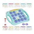 thumbnail image 2 of HILABEE Memory Chess Board Game Portable Thinking Development Memory Game Board for Gift green, 2 of 9