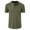 Army Green, variant on Patlollav Mens Sports Tops Short-Sleeve Stand-Up Collar Shirt T-Shirt Fashion Casual Blouse