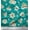 Teal Green, variant on Soimoi Green Silk Fabric Leaves & Flower Floral Print Fabric by Yard 42 Inch Wide