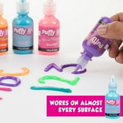 Puffy Paint Big Pack, 30 Bottles of 3D Paint in 1 fl oz Easy Squeeze Bottles, with Stencils and Brushes, Multicolor Acrylic Paint