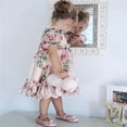 thumbnail image 5 of Nouveau-né Enfants Bébé Filles Fleur Fête Concours Tulle Robe Formelle Vêtements, 5 of 5
