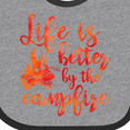 thumbnail image 4 of Inktastic Life's Better Campfire Girls Baby Bib, 4 of 4