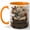 Orange, variant on Vintage Typewriter Coffee Mug, Butterfly Floral Writer Mug, Antique Typewriter Ceramic Mug, Author Poet Book Lover Gift Cup, 11 oz