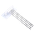 thumbnail image 2 of Wall Mounted Swivel Towel Rack 4 Arms 180 Rotation Stainless Towel Holder Storage Organizer For Kitchen Pool Washcloths Dish Cloths, 2 of 6