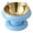 B, variant on Elevated Cat Bowls, Anti-Tip Stainless Steel Feeding Plate, Neck Protection Wide Opening for Indoor Outdoor Daily Use