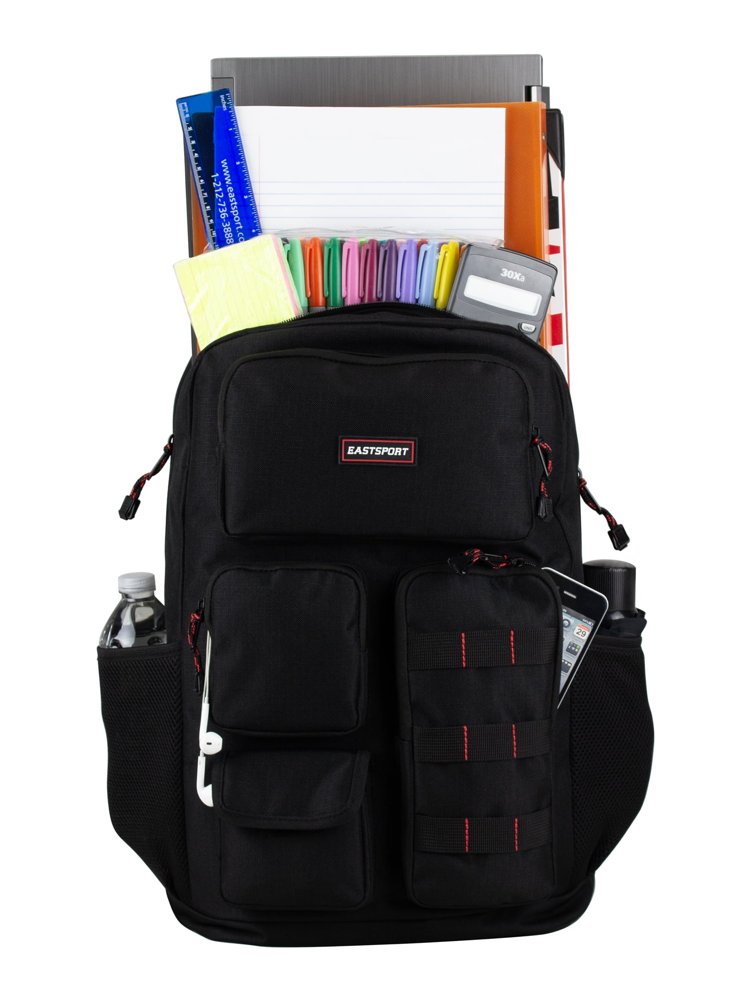 Eastsport Unisex Gramercy Backpack, Black