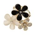 thumbnail image 1 of Bufanda Hebilla Clip de Bufandas de de Imitación de Metal s Bufandas Decoración - Negro - Negro Sunnimix Hebilla de bufanda de flores, 1 of 8