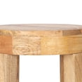 thumbnail image 6 of Kate and Laurel Talcott Modern Round Wood Side Table, 12 x 12 x 28, Natural Wood, Transitional Decorative Two-Tier End Table for Use as a Bedroom Nightstand or Living Room Plant Stand, 6 of 10