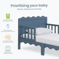 thumbnail image 4 of Dream On Me Maple Ridge Toddler Bed, Blue, 4 of 8