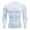 White, variant on JUMESGU Men's Athletic Compression Shirt Running Shirts (Blue,L)