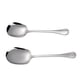 thumbnail image 5 of 2 cucharas de acero inoxidable para servir alimentos, prácticas cucharas de autoservicio (plateadas), 5 of 6