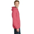 thumbnail image 3 of Port & Company Pigment Dyed Pullover Hooded Sweatshirt-3XL (Fruit Punch), 3 of 6