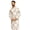 White & Black, variant on Sojanya (Since 1958) Men'S Cotton Silk White Long Kurta With Floral Embroidery