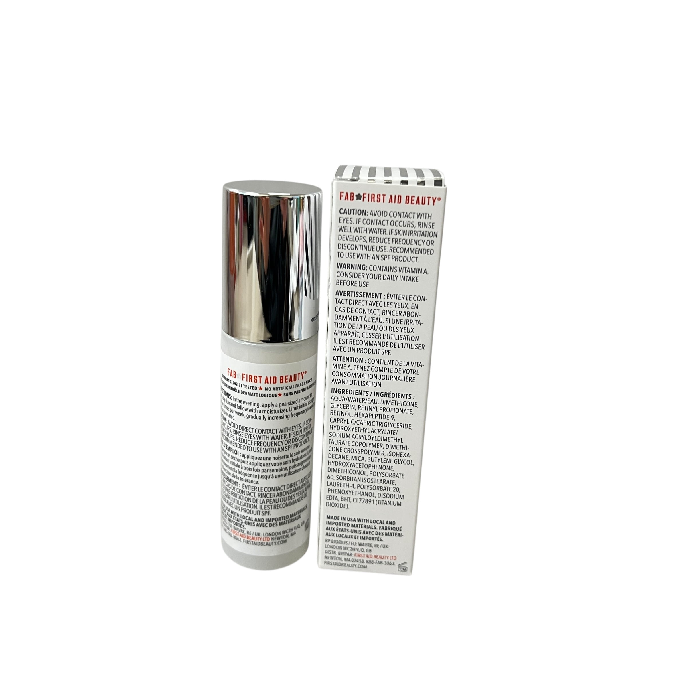 First Aid Beauty 0.3% Retinol Complex Serum with Peptides Color: None Size: N/A