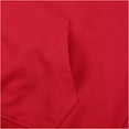 thumbnail image 7 of YONGHS Kids Boys Girls Long Sleeve Hoodie Drawstring Sweatshirt Top with Pocket Activewear Red 11-12, 7 of 7