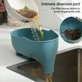 thumbnail image 3 of bedienty Kitchen Sink Strainer Food Catcher Anti Clogging Countertop Drain Basket Filter Vegetable Drainer Multifunctional Gray, 3 of 6