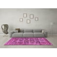thumbnail image 3 of Ahgly Company Indoor Square Persian Pink Traditional Area Rugs, 5' Square, 3 of 4