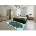 thumbnail image 4 of Ahgly Company Indoor Rectangle Patterned Gray Wolf Gray Area Rugs, 8' x 12', 4 of 6