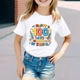 thumbnail image 2 of TZEWGL T-Shirts pour Enfants Imprimé Mignon Col Rond Manches Courtes Vêtements pour Tout-Petits Taille 8-9T, 2 of 4