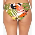 thumbnail image 2 of BAR III Women's Multi Color Tropical Print Stretch Ruched Lined Full Coverage Bikini Swimsuit Bottom XL, 2 of 2