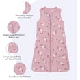 thumbnail image 5 of Pijama Niña Miracle Baby Saco de Dormir para Bebé de Algodón sin Mangas, 0,5 TOG, de 6 a 18 Meses, 5 of 5