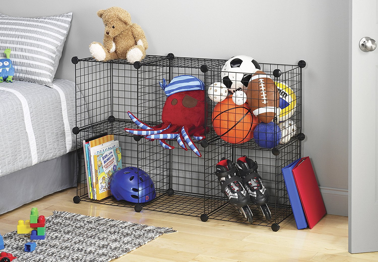 Whitmor Storage Cubes Black Set of 6 - Walmartcom Whitmor Storage Cubes Black Set of 6 - Walmartcom