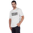 thumbnail image 4 of Inkmeso T-Shirt à Manches Courtes pour Homme avec Imprimé Graphique « First Time Daddy », Chandail Jersey pour Papa, 4 of 7