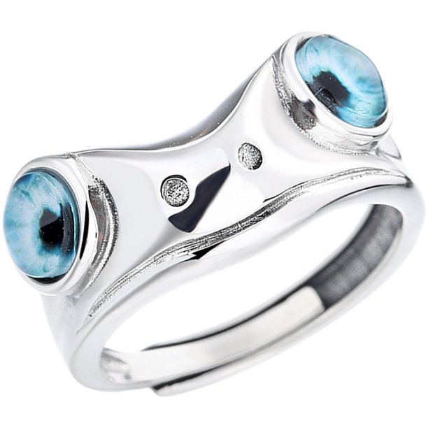 Rana anillo abierto lindo anillo de rana anillo de dedo animal joyería de anillo de rana para niña