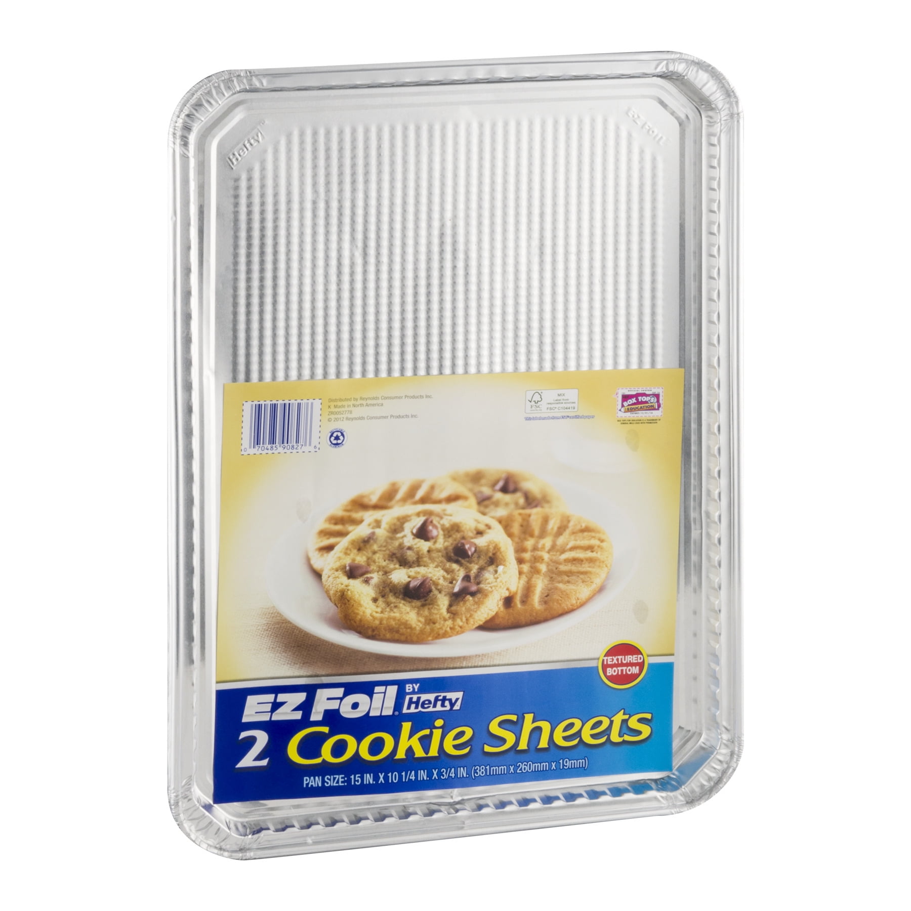 Hefty Ez Foil Cookie Sheet, 2 Piece 