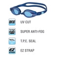 thumbnail image 3 of VIEW Swimming Gear V-825 Solace Fitness Swim Goggles, Blue, 3 of 8