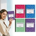 thumbnail image 1 of AKEGAMN Clearance! Wide Ruled Notebook Composition Notebooks Wide Ruled Composition Book Wide Notebook PaperSewn Binding Cover Assorted Colors Wide Ruled Composition Notebooks would be perfect for m, 1 of 9