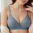 thumbnail image 3 of Byworldtasic Women's Wireless Bra Ribbed Soft Cup Non Padded Comfort Bra, Adjustable Straps Everyday Wear Bralette, 3 of 8
