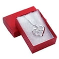 thumbnail image 2 of cocojewelry Mother's Day MOM Word Engraved Heart Love Pendant Necklace Gift For Mom, 2 of 4