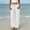 White, variant on Women Sport Casual High Waist Elastic Waist Yoga Pants with Button Pocket Comfortable Stretchy for Fitness Daily Wear Spring Summer Outfits(Black,M)
