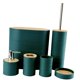 thumbnail image 1 of Juego de 6 accesorios de baño, cepillo de inodoro, decoración, regalo de inauguración de la casa, baño Verde, 1 of 9